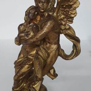Angel Custodio y Mujer (Dorado)