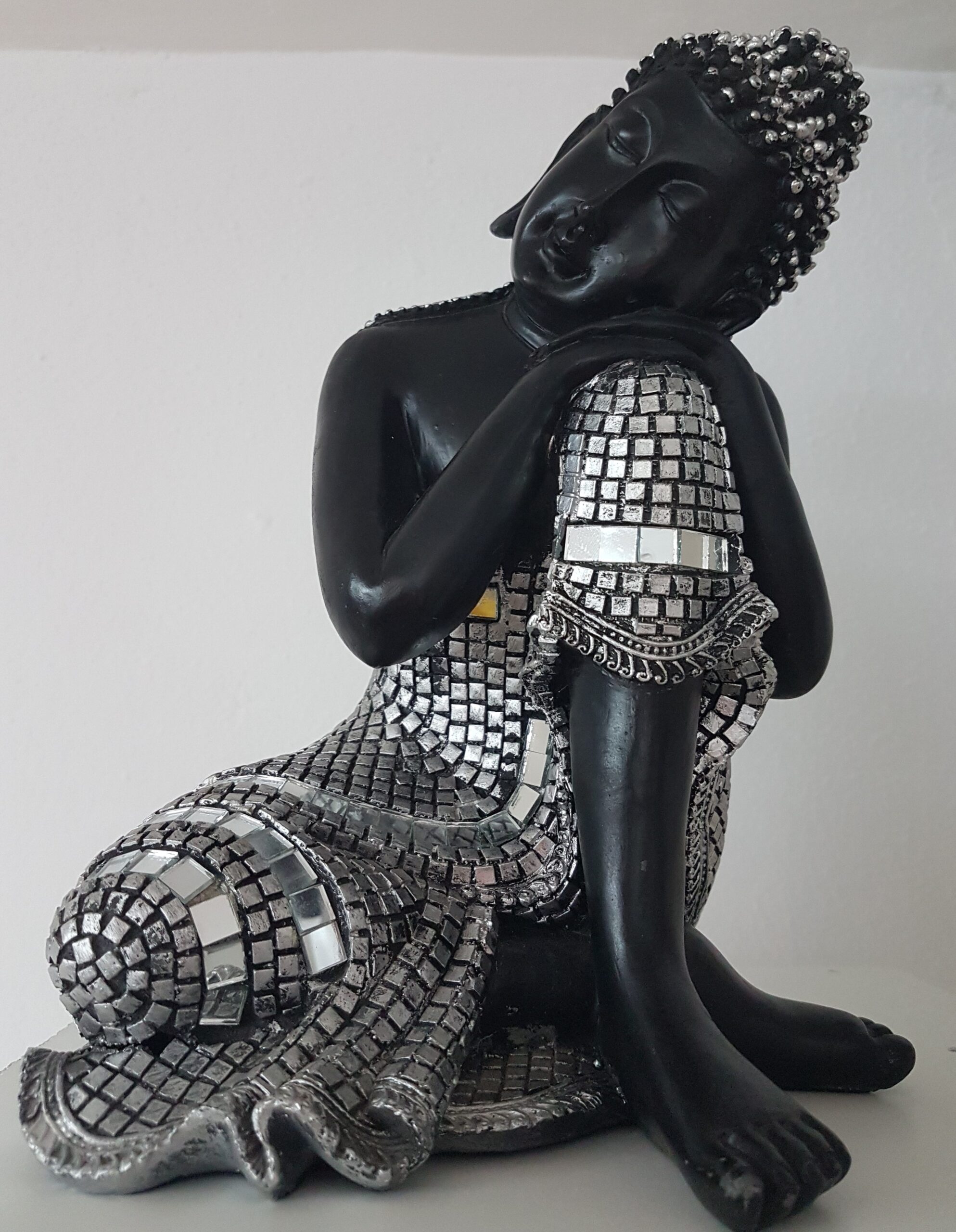 Buda de la Reflexion (plateado) 21*15*15