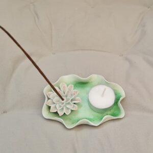 Incensario Varillas/Velas Cerámico