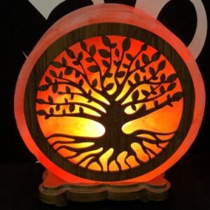 Lámpara Sal Himalaya Arbol de la Vida 23cm