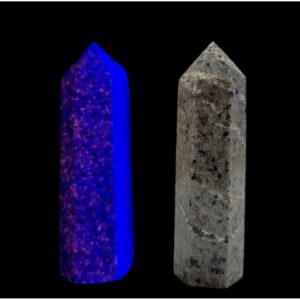 Obelisco Yooperlita Fluorescente Generador 7x2cm