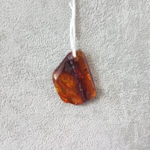 Ambar Rodado Colgante 3x4cm