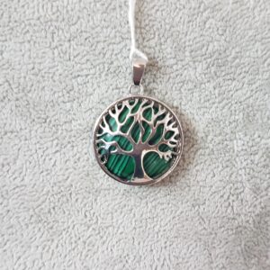Malaquita Colgante Arbol De La Vida